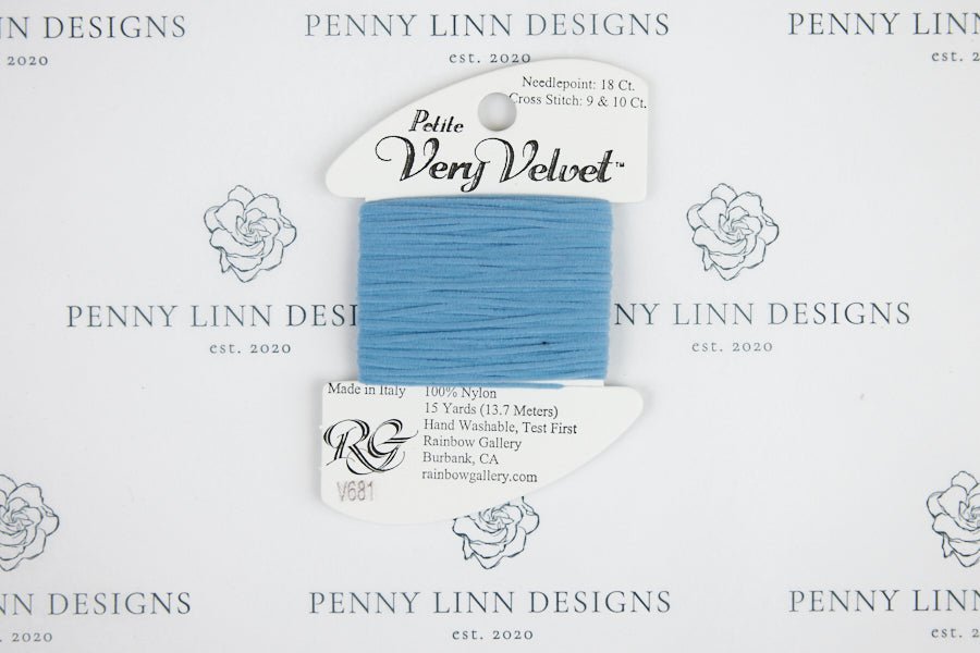 Petite Very Velvet V681 Sky Blue - Penny Linn Designs - Rainbow Gallery