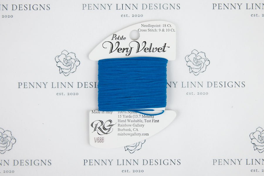 Petite Very Velvet V688 Blue Oasis - Penny Linn Designs - Rainbow Gallery