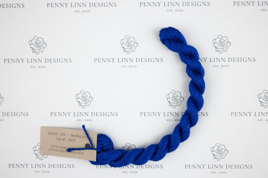 Silk & Ivory 101 Larkspur - Penny Linn Designs - Brown Paper Packages