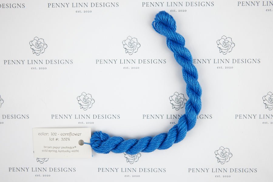 Silk & Ivory 102 Cornflower - Penny Linn Designs - Brown Paper Packages