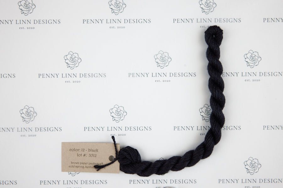Silk & Ivory 12 Black - Penny Linn Designs - Brown Paper Packages