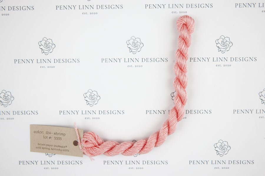 Silk & Ivory 124 Shrimp - Penny Linn Designs - Brown Paper Packages