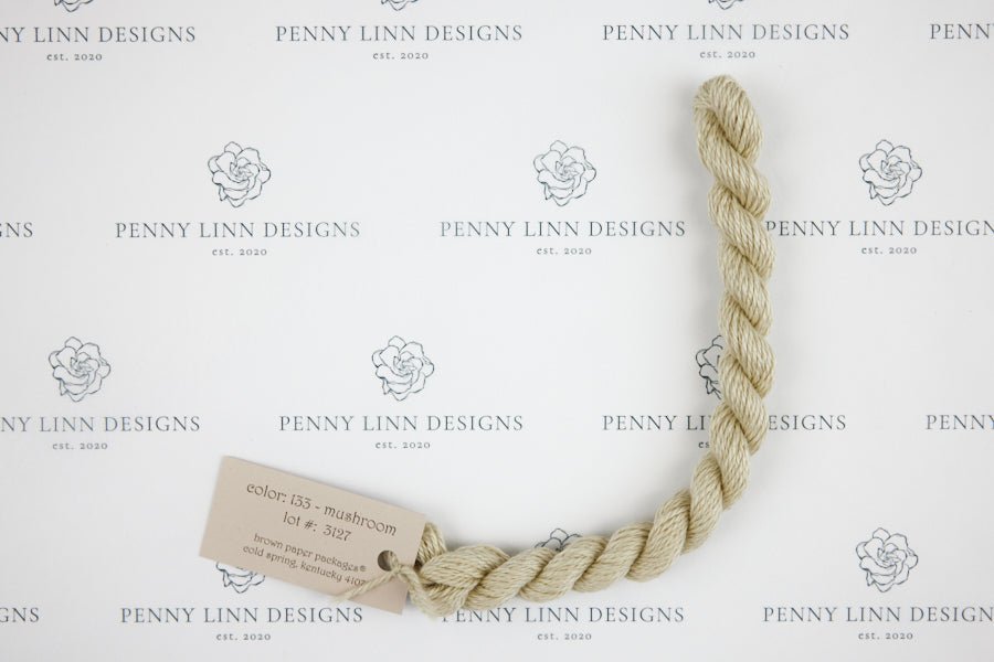 Silk & Ivory 133 Mushroom - Penny Linn Designs - Brown Paper Packages