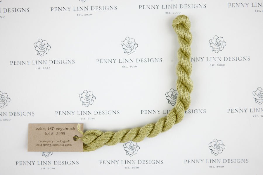 Silk & Ivory 167 Sagebrush - Penny Linn Designs - Brown Paper Packages
