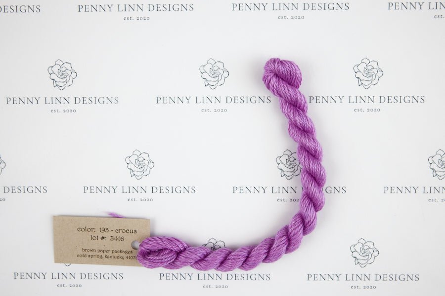 Silk & Ivory 193 Crocus - Penny Linn Designs - Brown Paper Packages