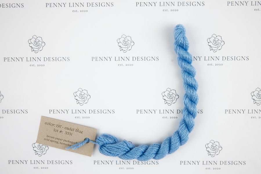 Silk & Ivory 197 Cadet Blue - Penny Linn Designs - Brown Paper Packages
