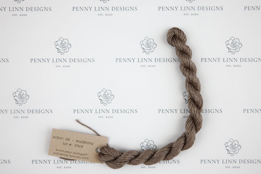 Silk & Ivory 26 Mudstone - Penny Linn Designs - Brown Paper Packages