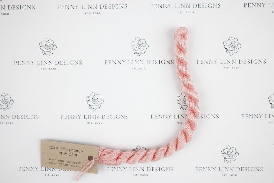 Silk & Ivory 95 Papaya - Penny Linn Designs - Brown Paper Packages