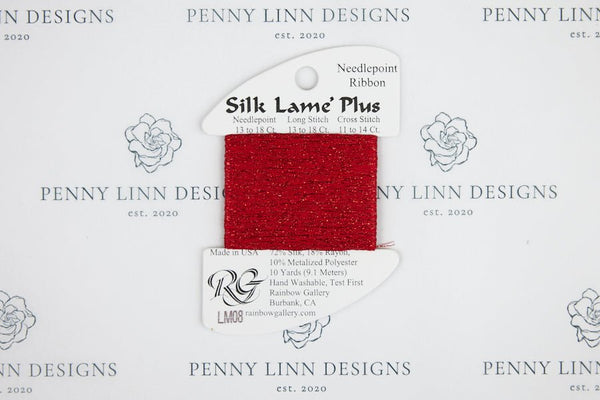 Silk Lamé Plus LM08 Red - Penny Linn Designs - Rainbow Gallery