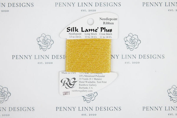 Silk Lamé Plus LM11 Yellow - Penny Linn Designs - Rainbow Gallery