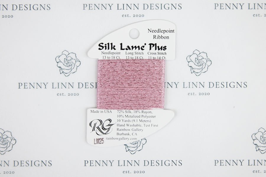 Silk Lamé Plus LM25 Rose Pink - Penny Linn Designs - Rainbow Gallery