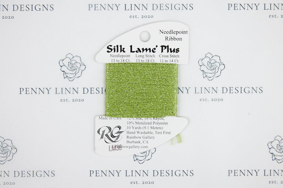 Silk Lamé Plus LM36 Chartreuse - Penny Linn Designs - Rainbow Gallery