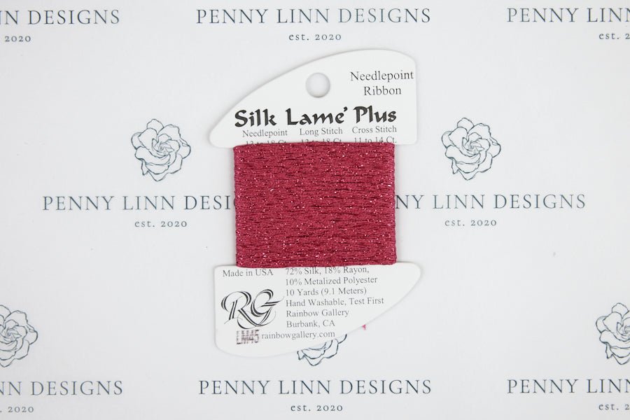 Silk Lamé Plus LM45 Deep Rose - Penny Linn Designs - Rainbow Gallery