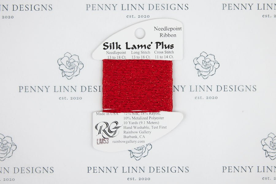 Silk Lamé Plus LM53 Crimson - Penny Linn Designs - Rainbow Gallery