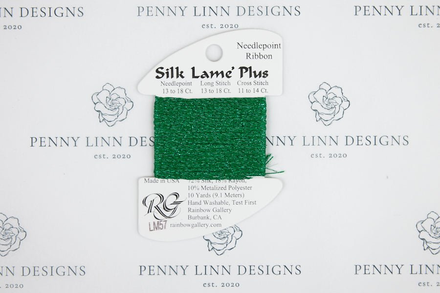 Silk Lamé Plus LM57 Christmas Green - Penny Linn Designs - Rainbow Gallery