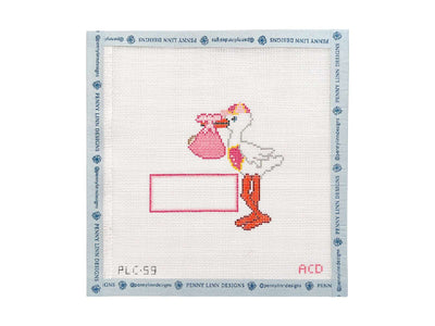 Stork Baby Announcement - Penny Linn Designs - AC Designs