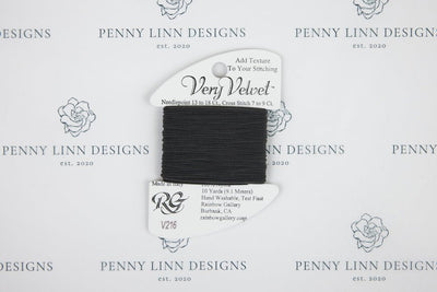 Very Velvet V216 Dark Gray - Penny Linn Designs - Rainbow Gallery