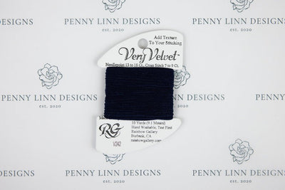 Very Velvet V242 Navy Blue - Penny Linn Designs - Rainbow Gallery