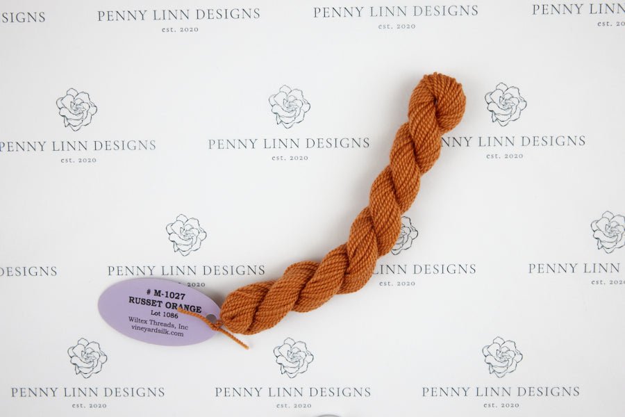 Vineyard Merino M-1027 RUSSET ORANGE - Penny Linn Designs - Wiltex Threads
