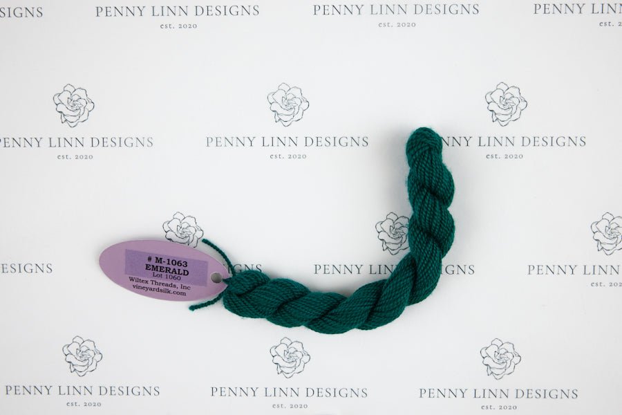 Vineyard Merino M-1063 EMERALD - Penny Linn Designs - Wiltex Threads