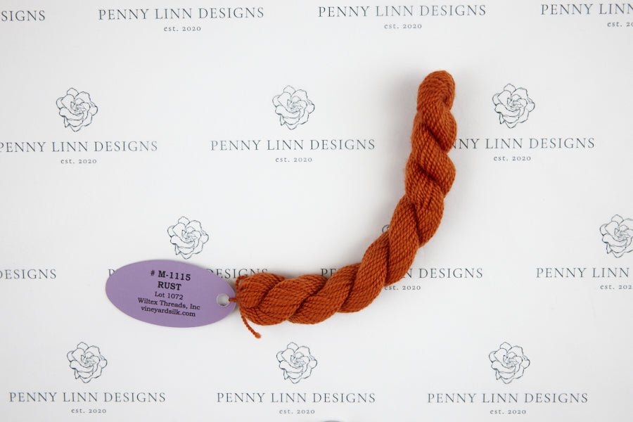 Vineyard Merino M-1115 RUST - Penny Linn Designs - Wiltex Threads