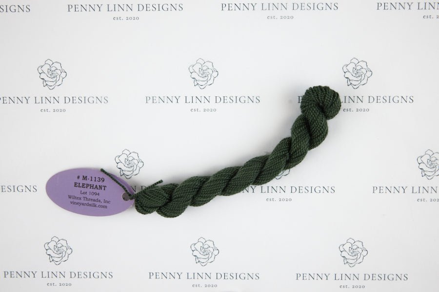 Vineyard Merino M-1139 ELEPHANT - Penny Linn Designs - Wiltex Threads