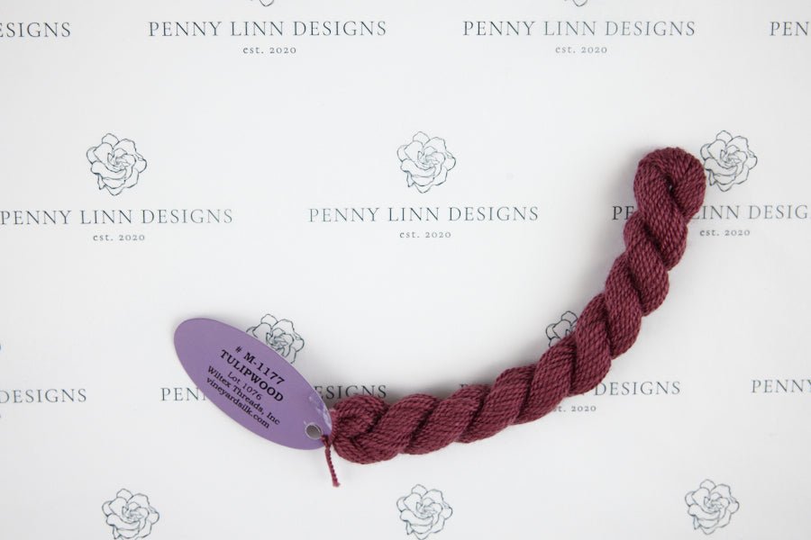 Vineyard Merino M-1177 TULIPWOOD - Penny Linn Designs - Wiltex Threads