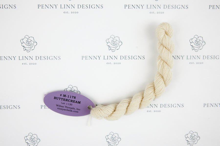 Vineyard Merino M-1178 BUTTERCREAM - Penny Linn Designs - Wiltex Threads
