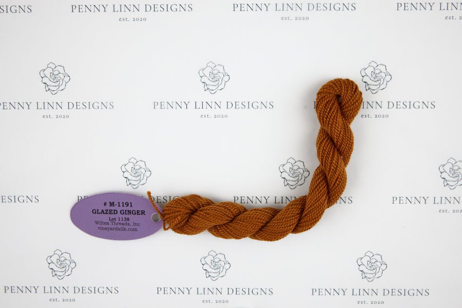 Vineyard Merino M-1191 GLAZED GINGER - Penny Linn Designs - Wiltex Threads