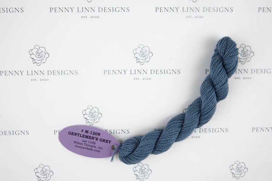 Vineyard Merino M-1209 GENTLEMAN'S GREY - Penny Linn Designs - Wiltex Threads