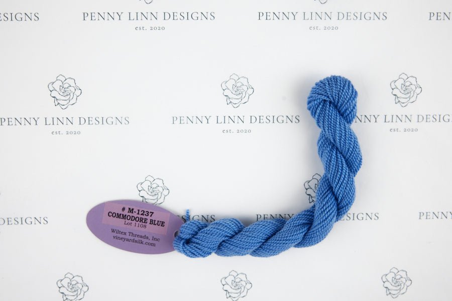 Vineyard Merino M-1237 COMMODORE BLUE - Penny Linn Designs - Wiltex Threads