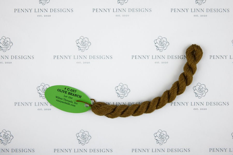 Vineyard Silk C-057 OLIVE BRANCH - Penny Linn Designs - Wiltex Threads