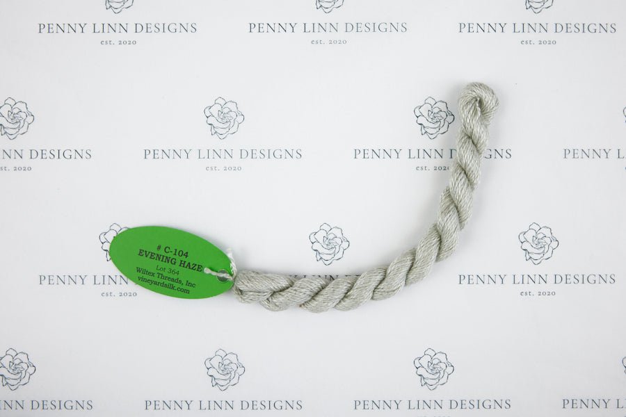 Vineyard Silk C-104 EVENING HAZE - Penny Linn Designs - Wiltex Threads