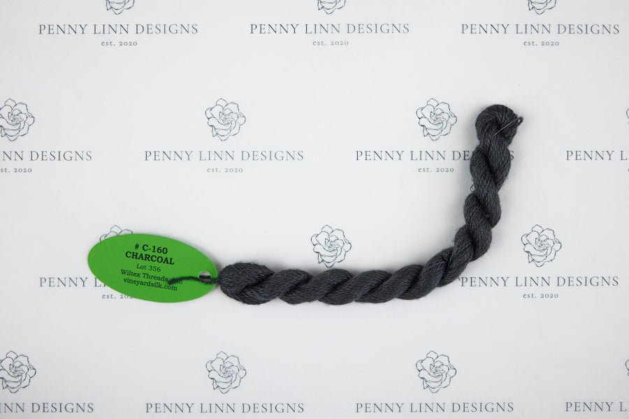 Vineyard Silk C-160 CHARCOAL - Penny Linn Designs - Wiltex Threads
