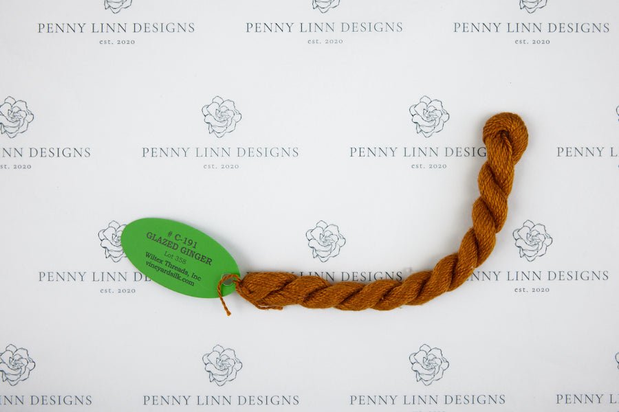 Vineyard Silk C-191 GLAZED GINGER - Penny Linn Designs - Wiltex Threads