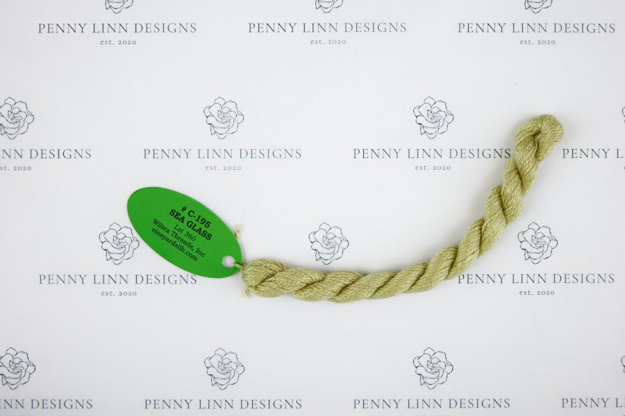 Vineyard Silk C-195 SEA GLASS - Penny Linn Designs - Wiltex Threads