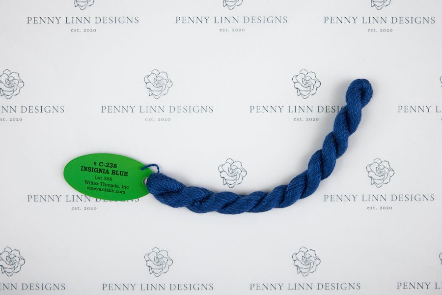 Vineyard Silk C-238 INSIGNIA BLUE - Penny Linn Designs - Wiltex Threads