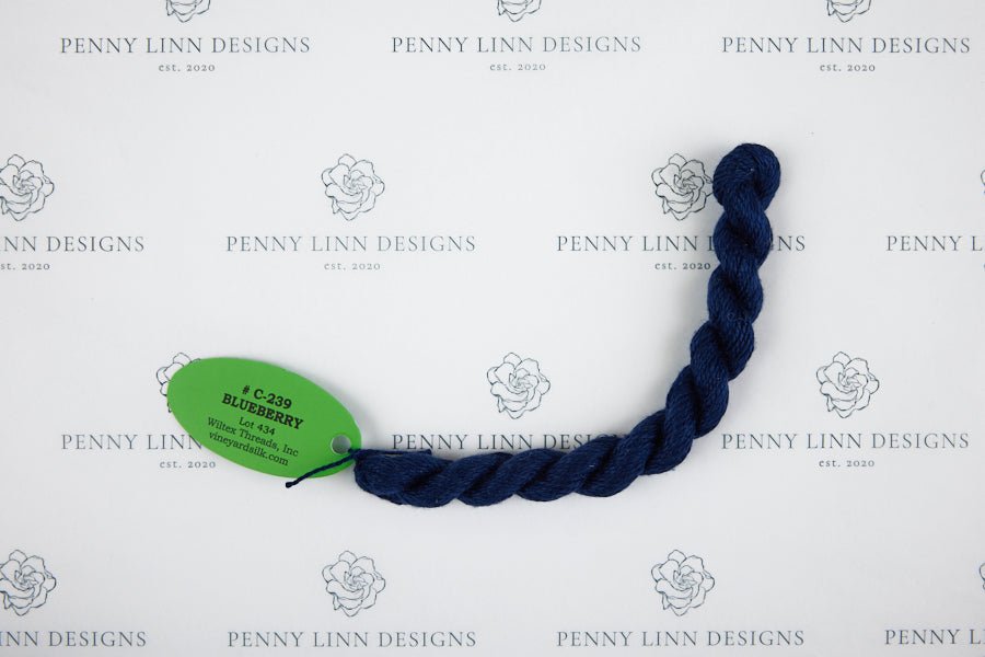 Vineyard Silk C-239 BLUEBERRY - Penny Linn Designs - Wiltex Threads